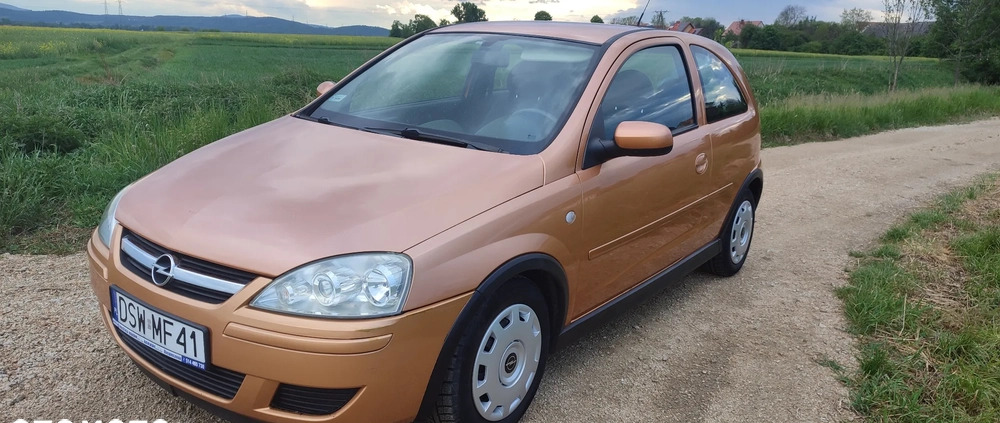 Opel Corsa cena 6400 przebieg: 207808, rok produkcji 2005 z Strzegom małe 781